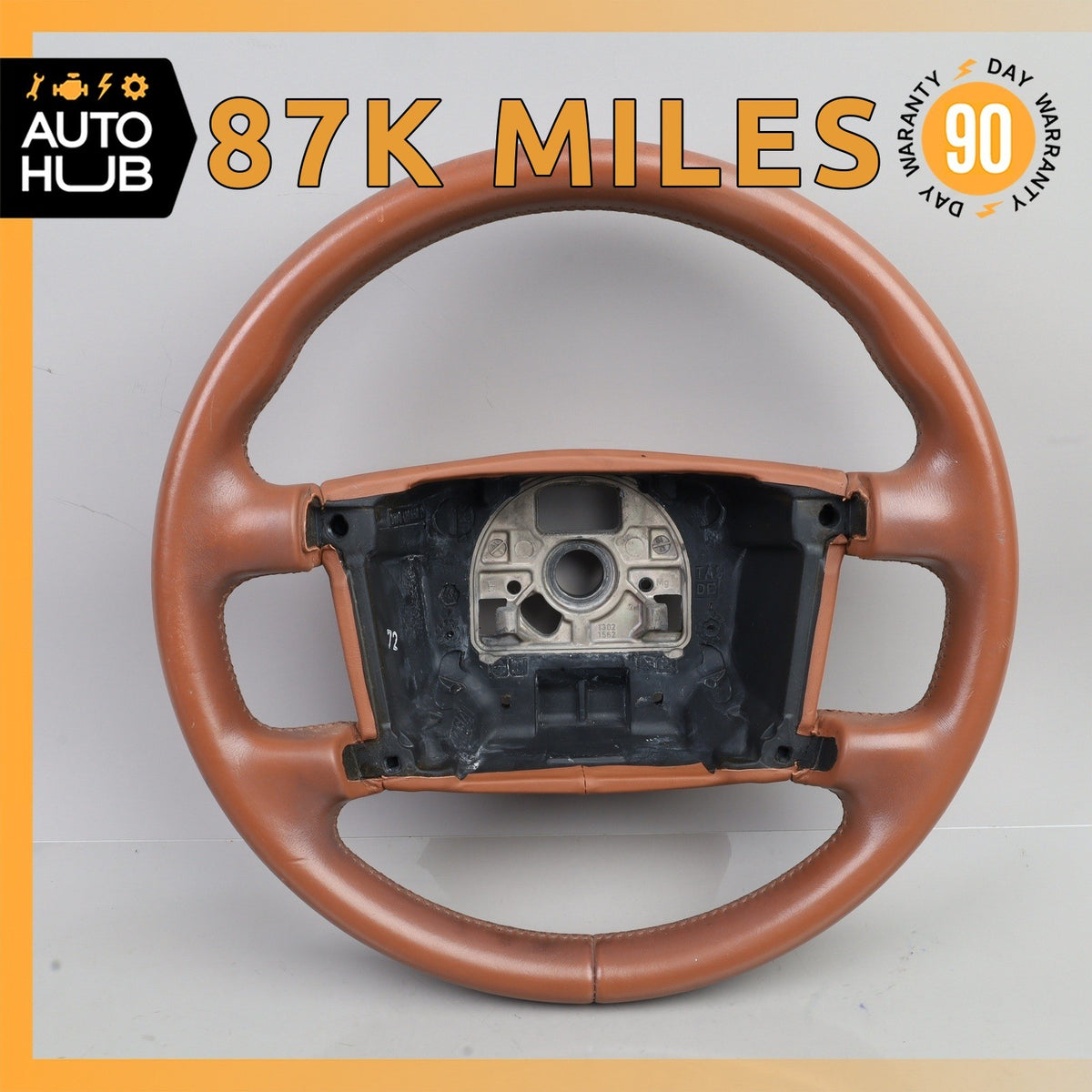 03-10 Bentley Continental GT GTC Flying Spur Driver Steering Wheel Brown OEM 87k - photo 1