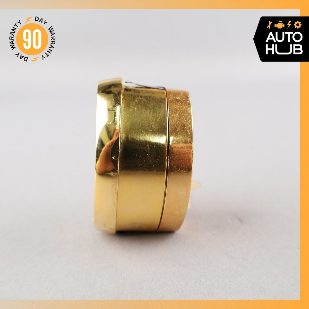 00-07 Maserati M138 4200 Coupe 3200 Center Dashboard Analog Gold Clock OEM 27k - photo 3