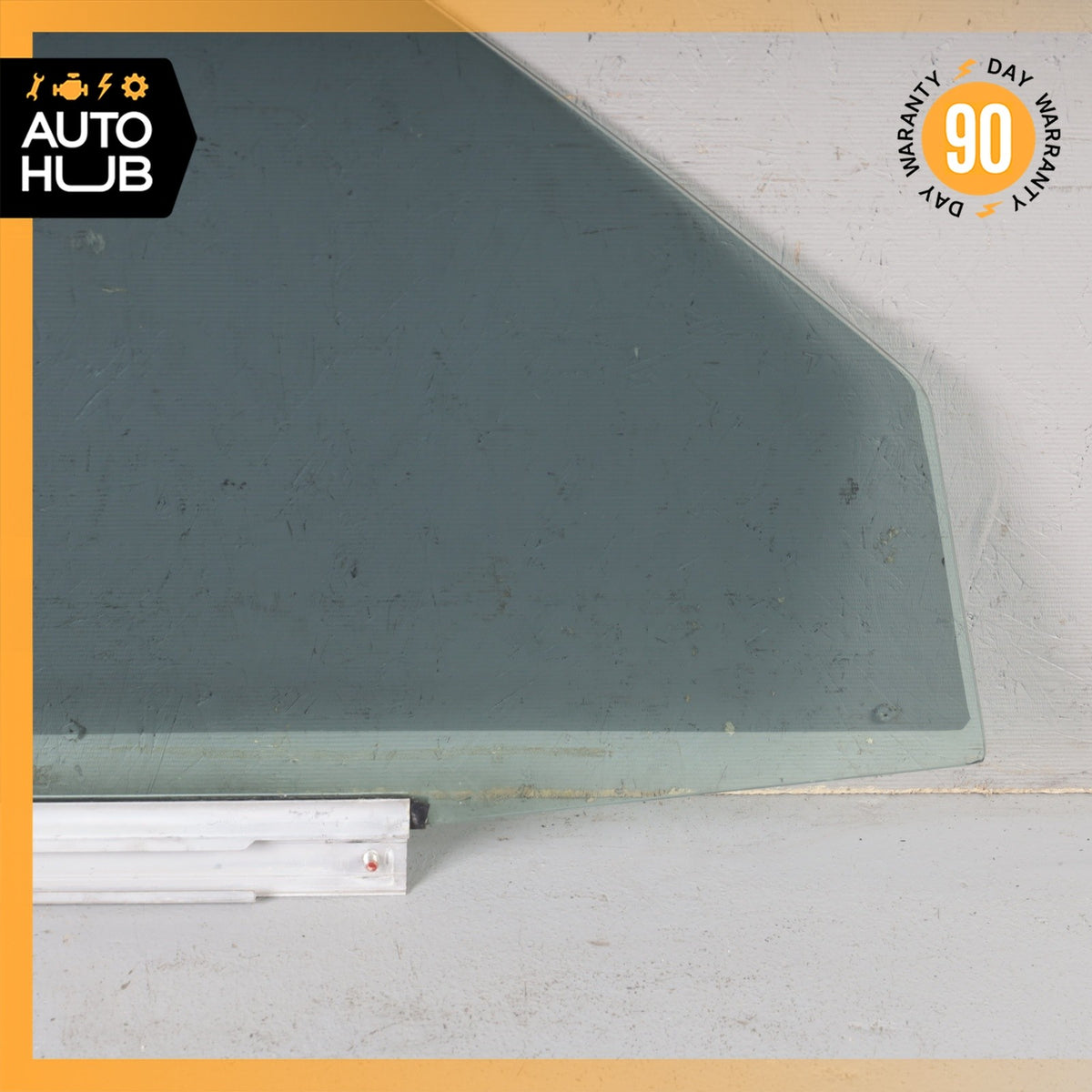 90-93 Mercedes 300E Front Left Driver Side Door Window Glass OEM - photo 13