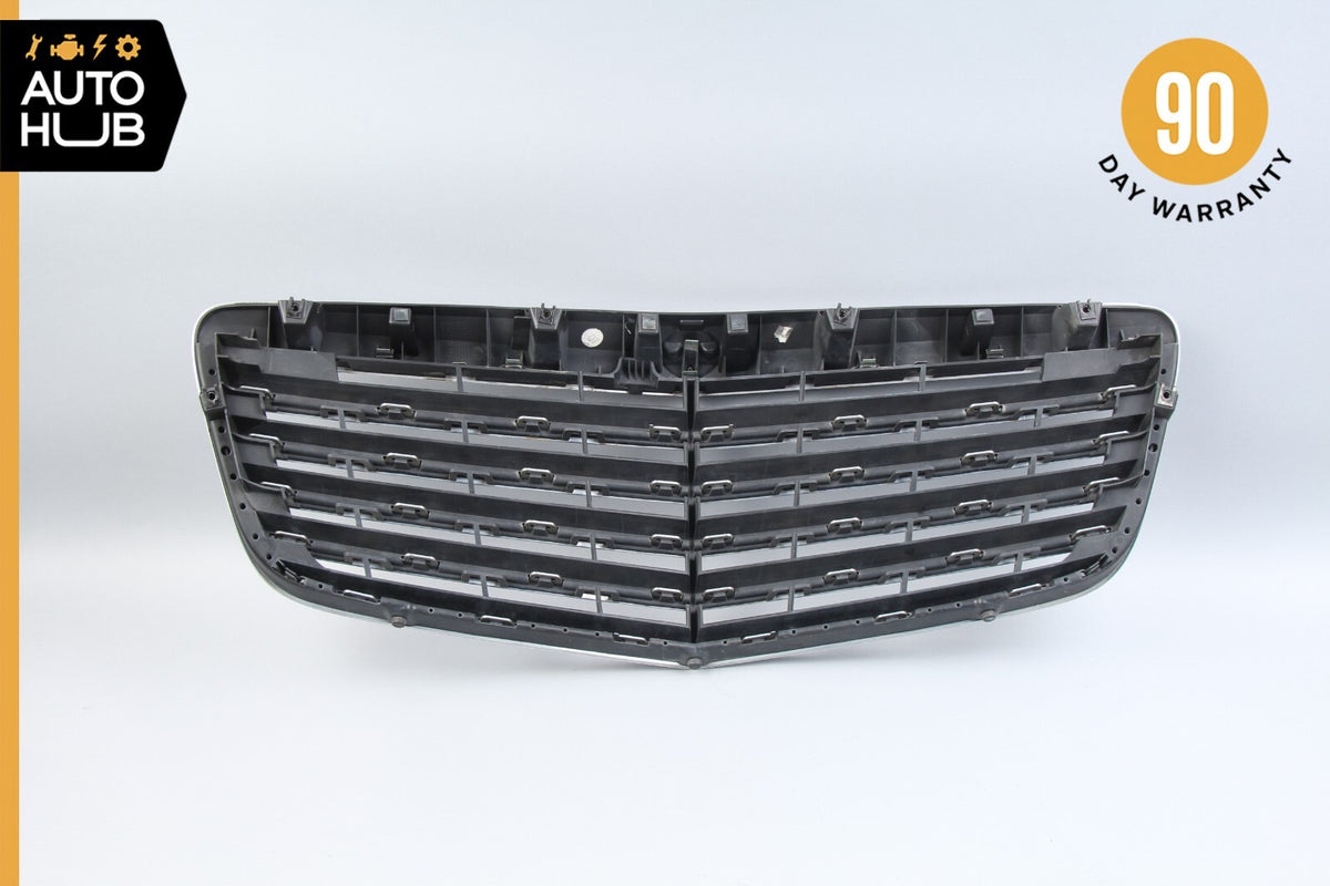 07-09 Mercedes W211 E350 E550 E320 Hood Radiator Grille Grill Chrome OEM - photo 6