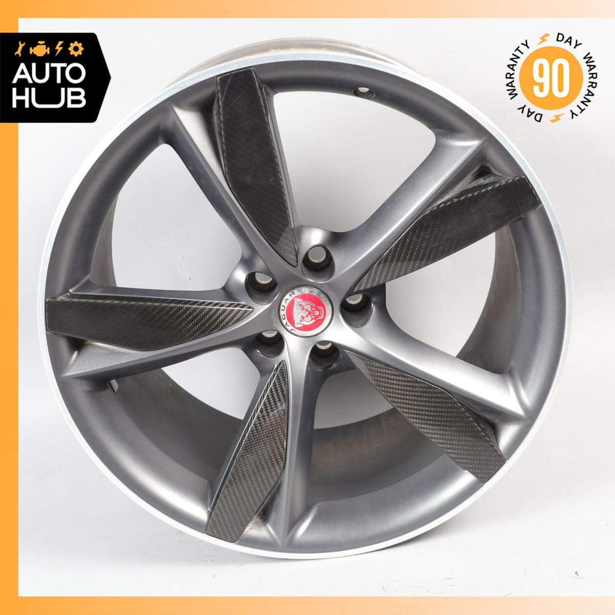 14-24 Jaguar X152 F-Type 10.5 x 20 20" Rear Wheel Rim EX5M1007FB OEM - photo 1