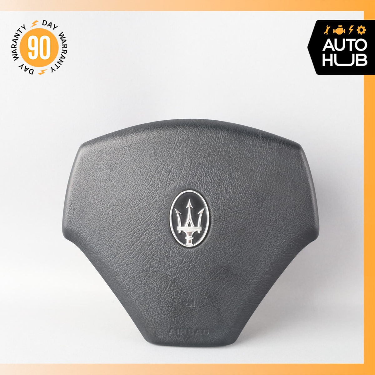 03-13 Maserati Quattroporte M139 Steering Wheel Air Bag Airbag Black OEM 50k - photo 5