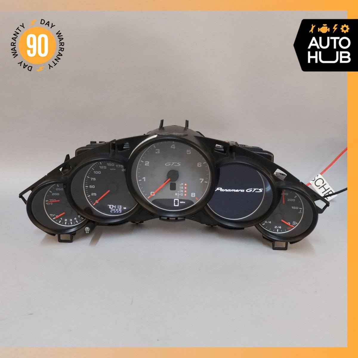 2013 Porsche Panamera 970 GTS 4.8 L Instrument Speedometer Cluster OEM 70k - photo 2