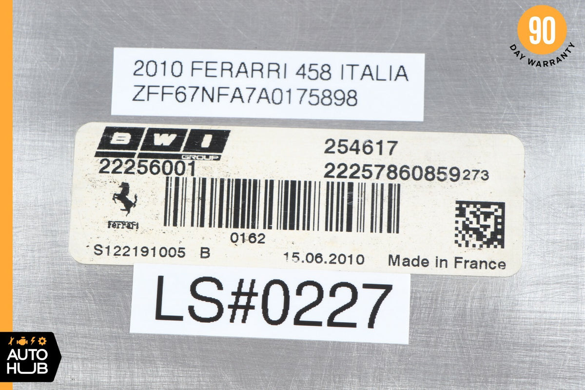Ferrari 458 Italia Spider Magneride ECU Engine Control Module Unit 254617 OEM - photo 7