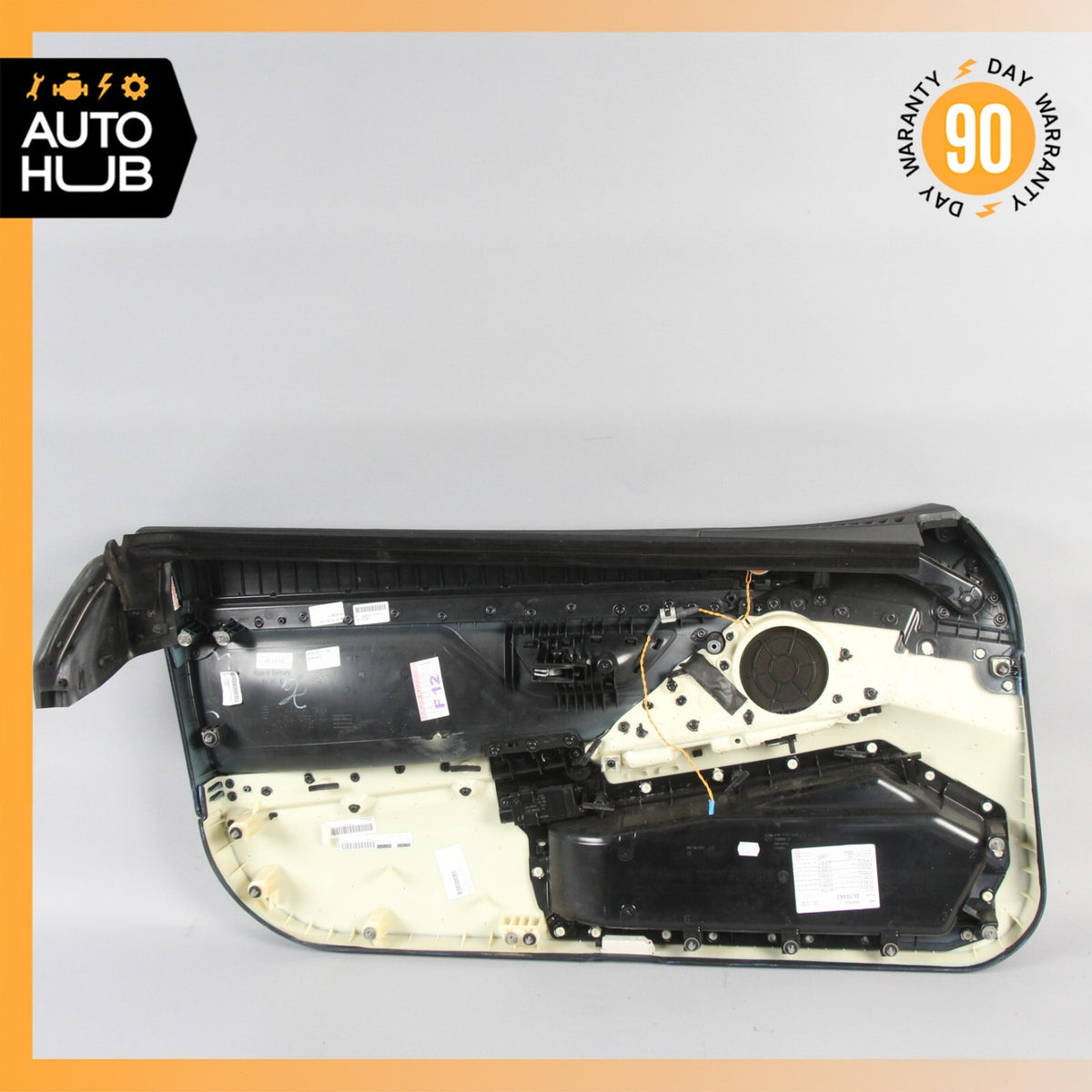 12-18 BMW F12 650i 640i Front Right Passenger Side Interior Door Panel Black OEM - photo 13