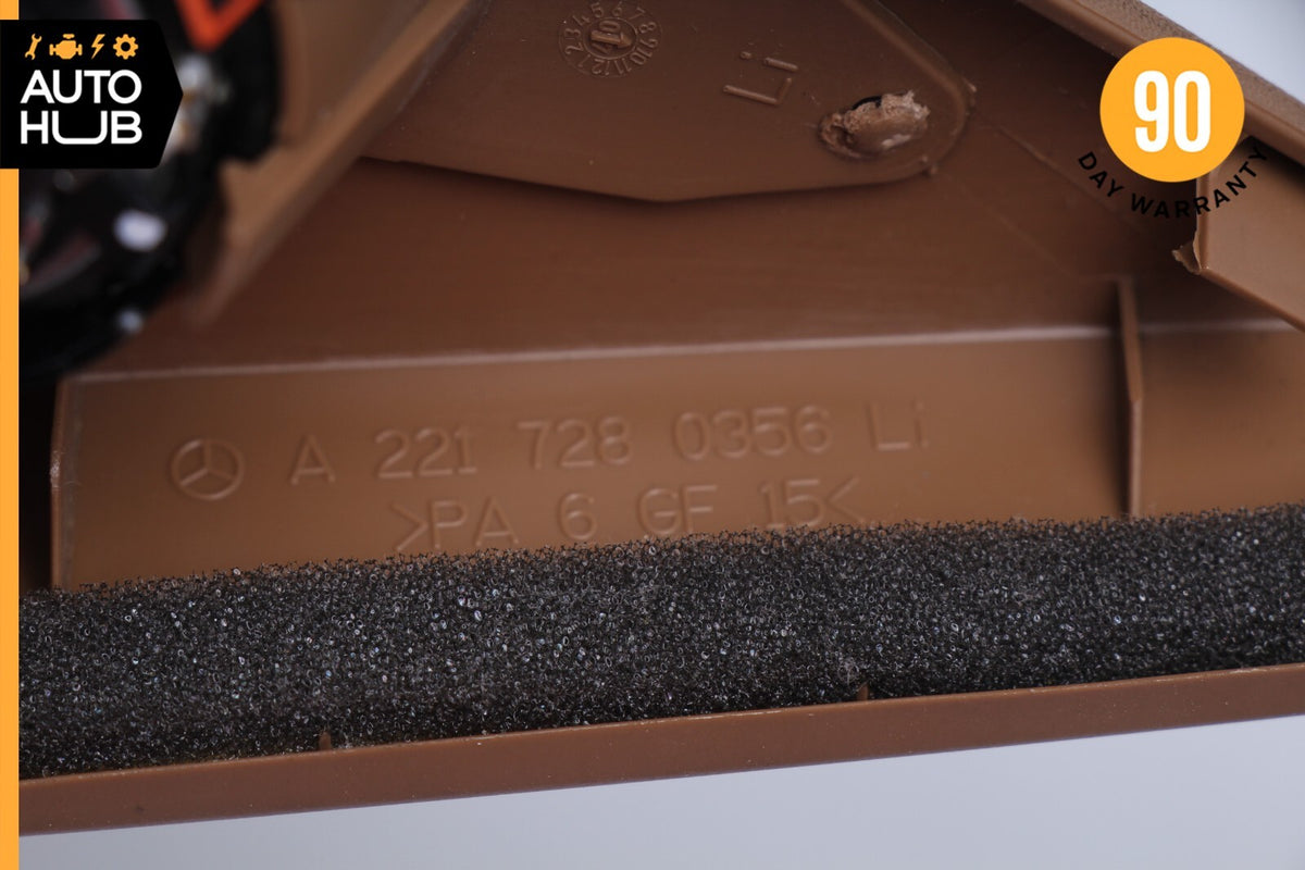 07-13 Mercedes W221 S550 S63 AMG Door Corner Speaker Left Driver Side Brown OEM - photo 11