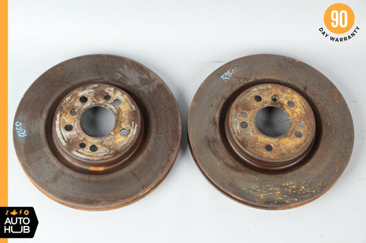 06-12 Mercedes W164 R350 ML450 Front Brake Rotors Disc Left and Right Set OEM - photo 1