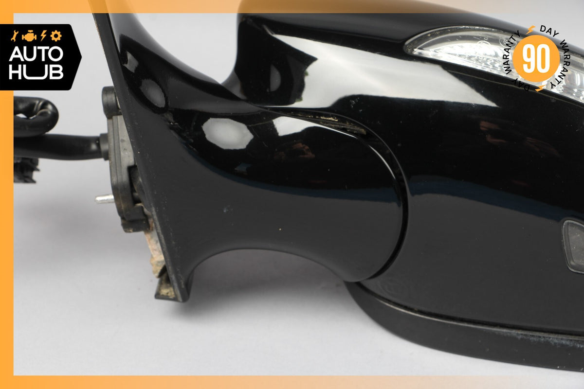 07-09 Mercedes W221 S600 S550 Left Driver Side Rear View Door Mirror Black OEM - photo 10