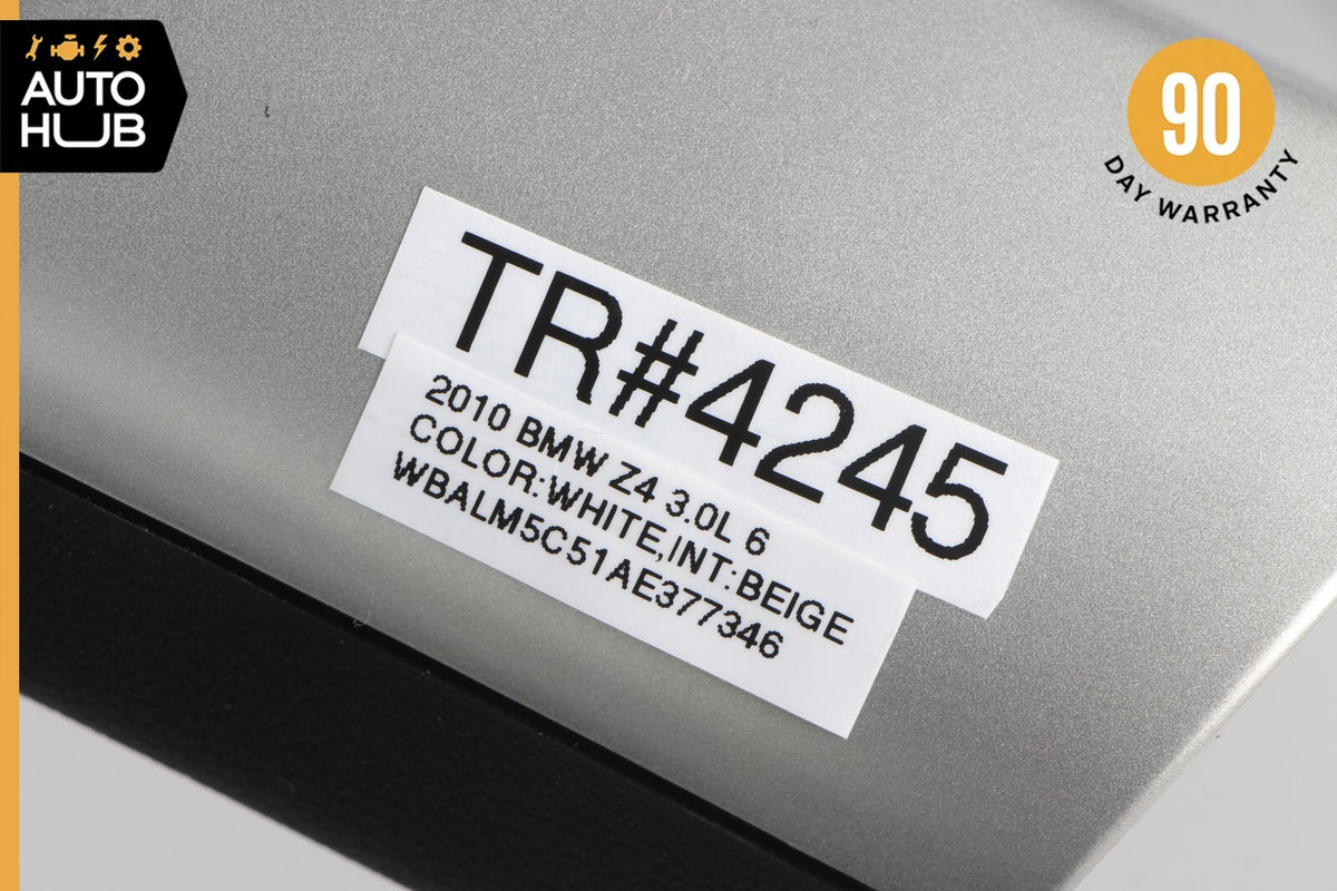 09-10 BMW E89 3.0i Right Passenger Side Convertible Roll Bar Trim Cover OEM - photo 12