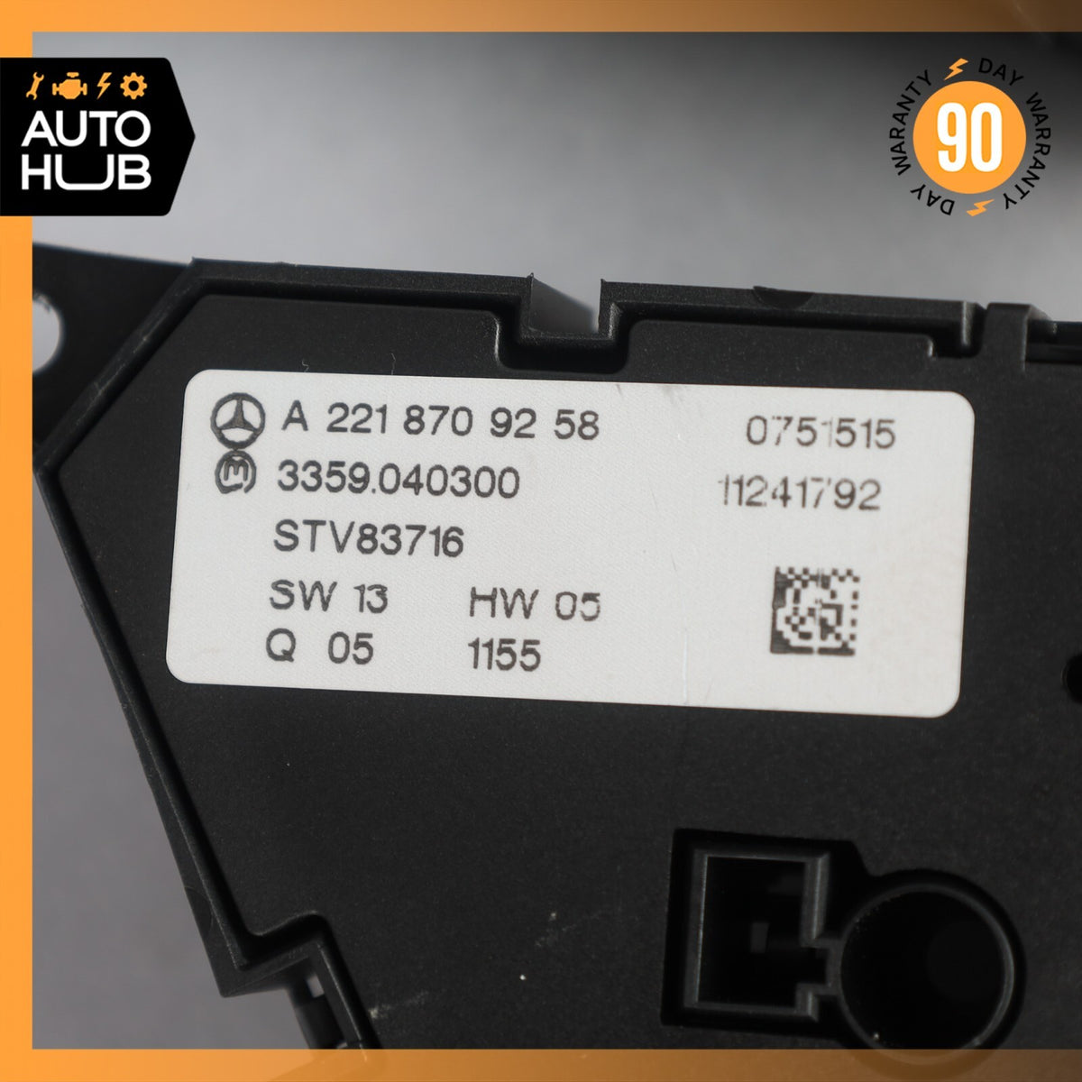07-14 Mercedes W221 S550 S350 Front Left Driver Seat Control Memory Switch OEM - photo 11