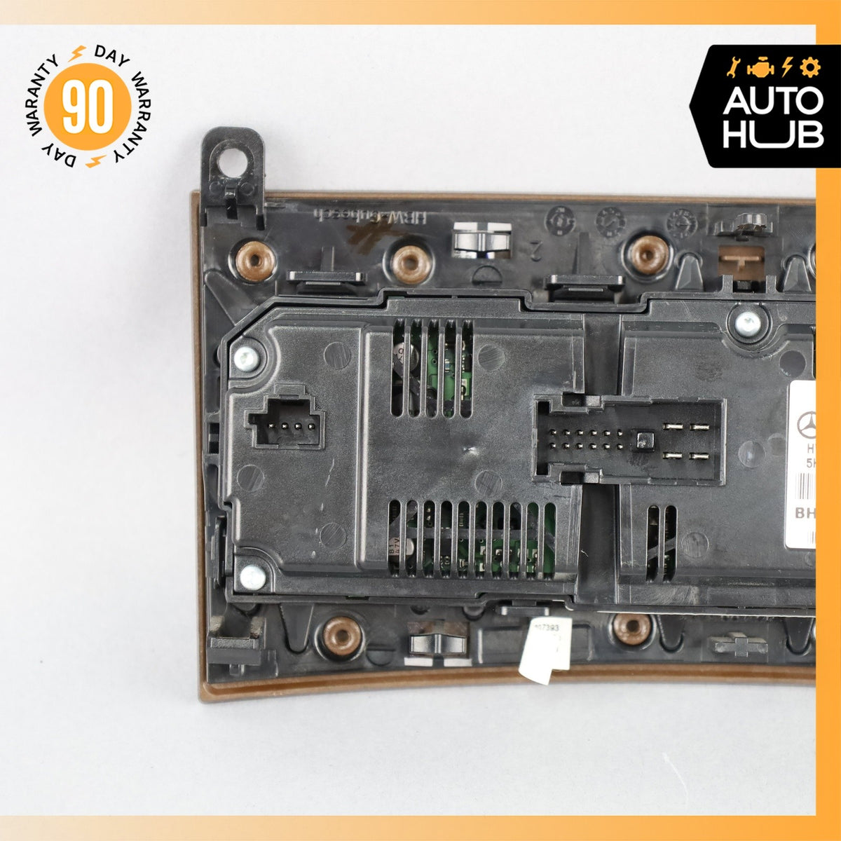 14-17 Mercedes W212 E350 E550 A/C AC Heater Climate Control Switch Wood OEM - photo 16