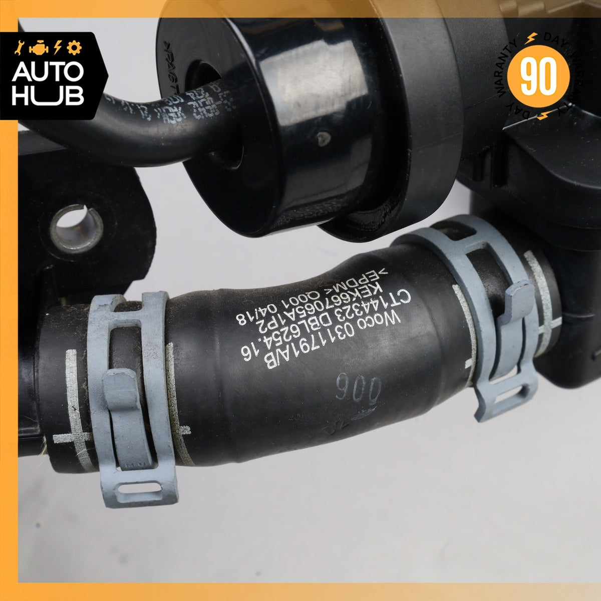 16-19 Mercedes X253 GLC300 Between Thermostat Heater Water Line OEM - photo 20