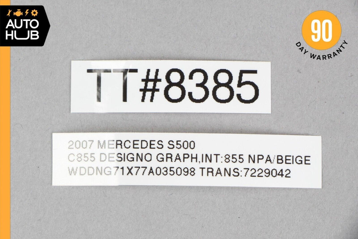 07-13 Mercedes W221 S550 S63 AMG S400 Door Harness Rear Left or Right Side OEM - photo 9