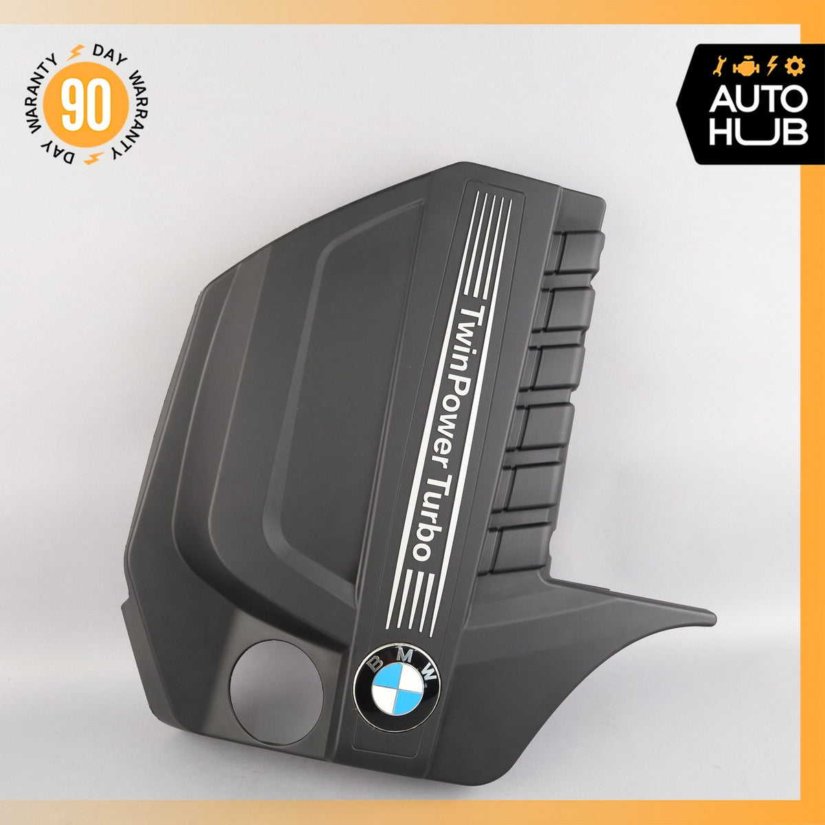 10-19 BMW F15 X5 535i N55 Engine Motor Upper Cover Panel Trim 11127607447 OEM - photo 1