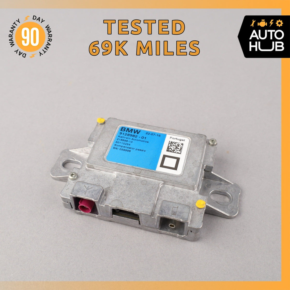 15-18 BMW F26 X4 LTE Antenna Compensator Control Module OEM - photo 1