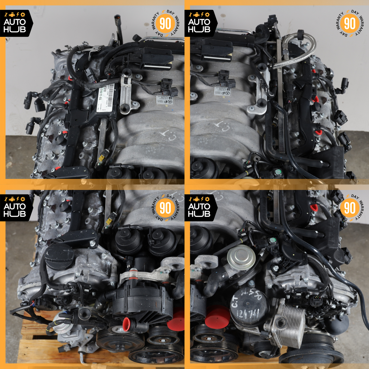 07-12 Mercedes R230 SL550 E550 Engine Motor Assembly 5.5L V8 M273 RWD OEM 113k - photo 19