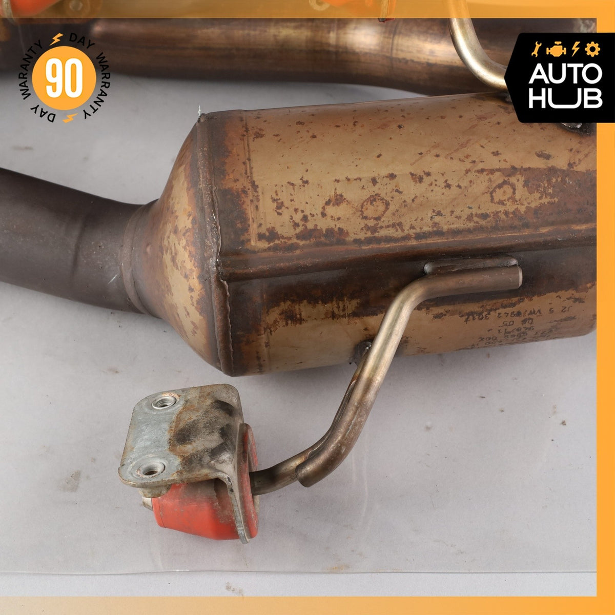 Porsche Cayenne 955 Turbo Rear Engine Exhaust Downpipe Left & Right Side Set OEM - photo 11