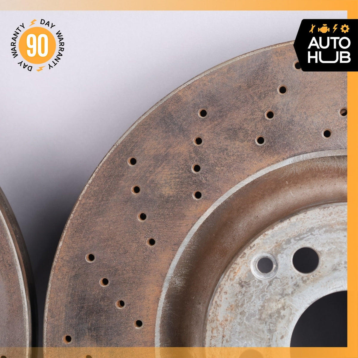 Mercedes R230 SL55 SL65 AMG SL600 CL550 Front Brake Rotors 2304210712 OEM 76k - photo 9