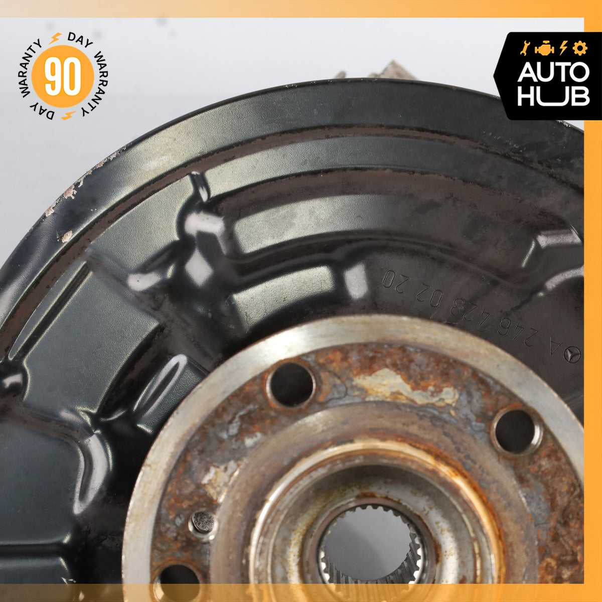 14-19 Mercedes W117 CLA45 GLA45 AMG Rear Right Spindle Knuckle Hub OEM - photo 6