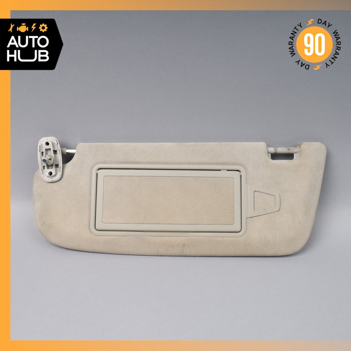 Mercedes W221 S600 CL550 S63 Left Side Sun Visor Shade Sunvisor Gray Suede OEM - photo 1
