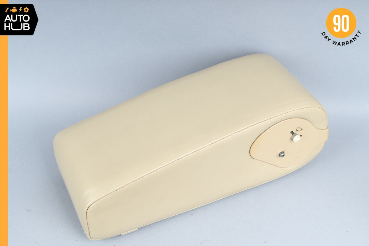 89-95 Mercede W124 300CE E320 Coupe Rear Folding Armrest Arm Rest Beige OEM - photo 10