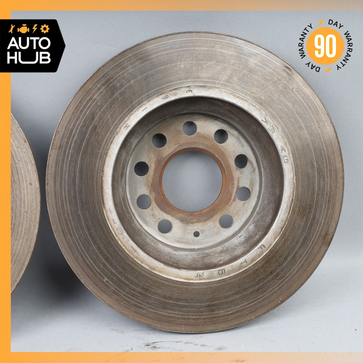 Audi TT Rear Brake Rotors Disc Left and Right Set OEM 54k - photo 10