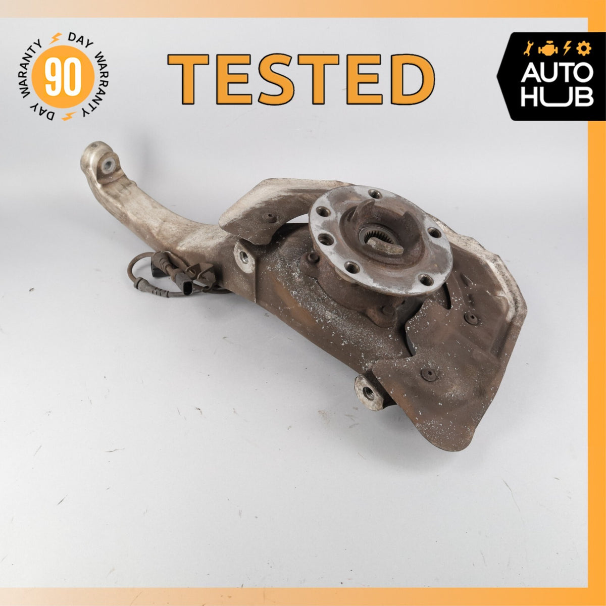 11-18 Porsche Cayenne 958 Front Left Driver Side Knuckle Spindle 95834115500 OEM - photo 1