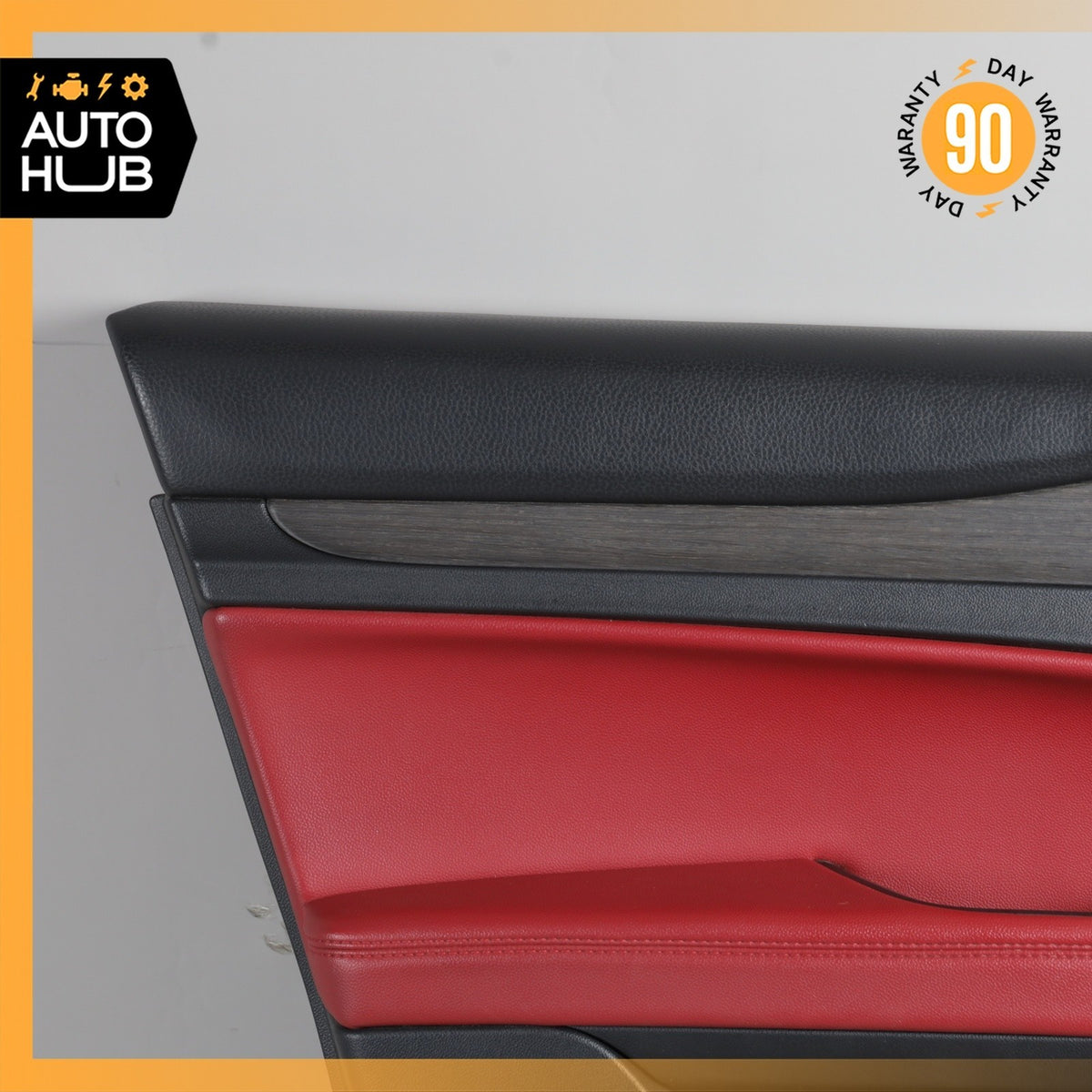 17-22 Alfa Romeo 949 Stelvio Front Left Side Interior Door Panel Red OEM - photo 3