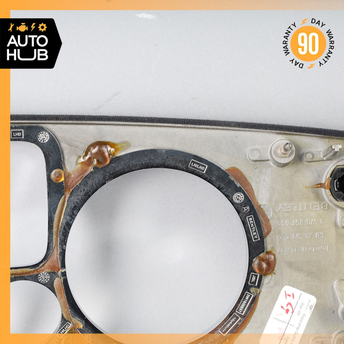 03-13 Bentley Continental GT GTC Dash Panel Speedometer Bezel Trim Wood OEM 31k - photo 15