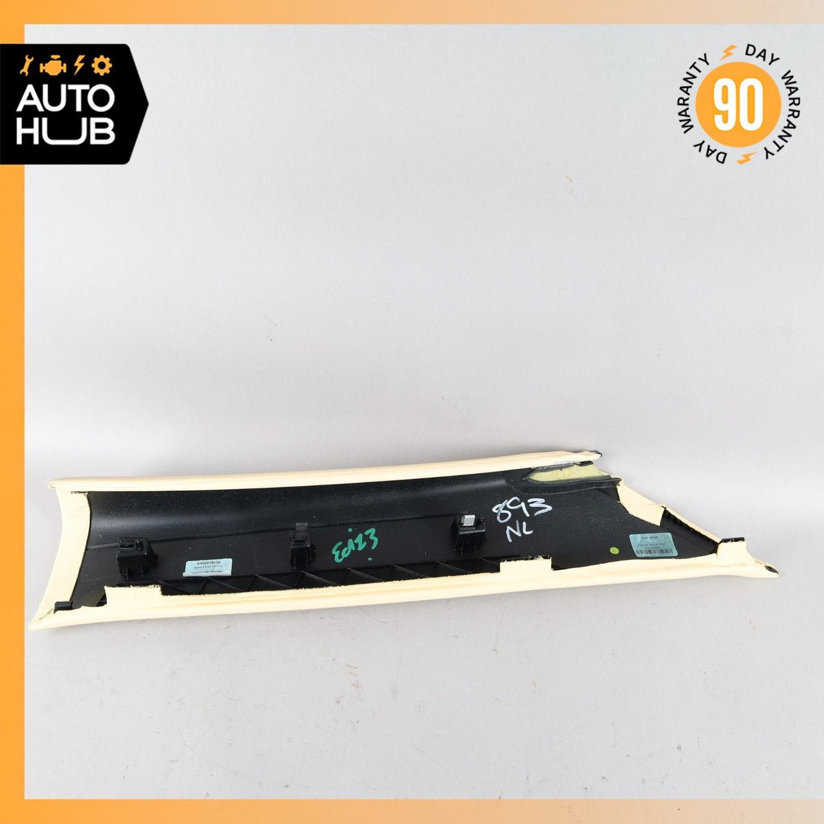 Bentley Flying Spur Sedan Front Left Interior Trim Panel A Pillar 4W0867693A OEM - photo 7
