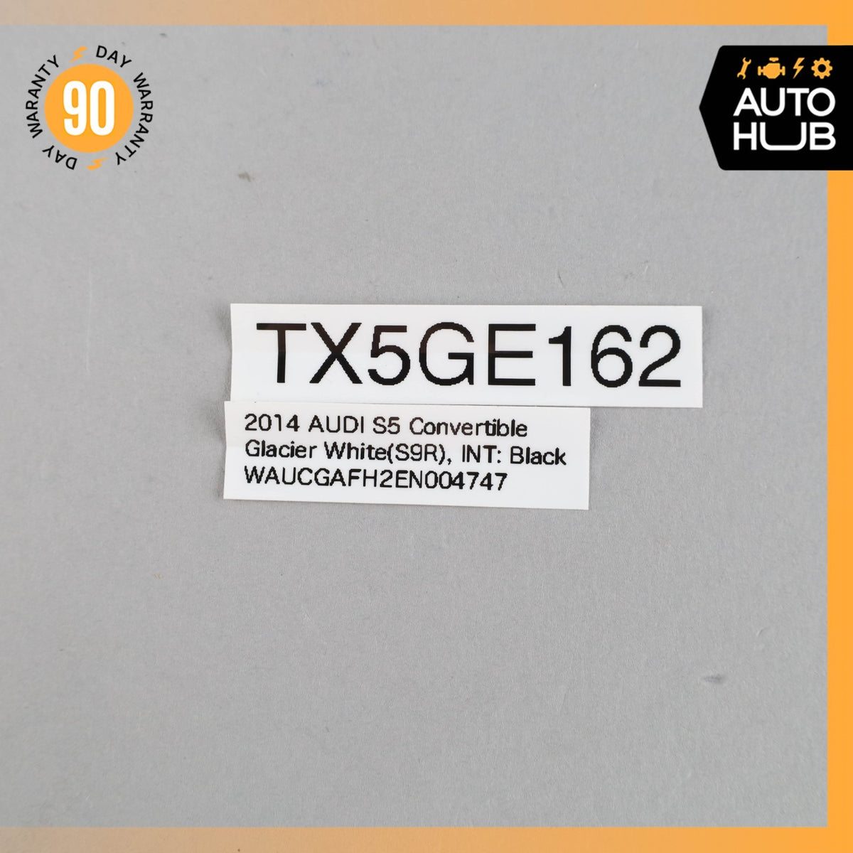 Audi S5 Right Passenger Exterior Door Handle w/ Keyless Go White 8T0837886B OEM - photo 11