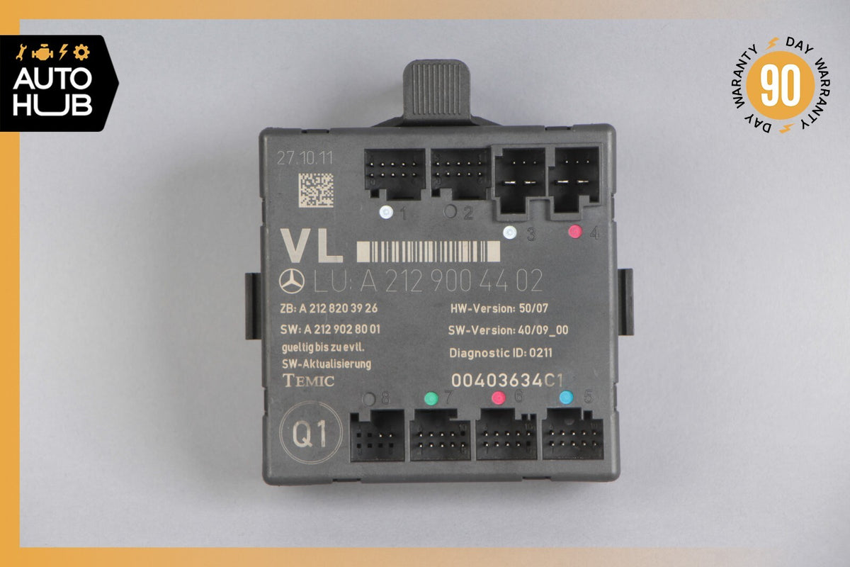 08-18 Mercedes W207 E550 SLK350 E400 Front Left Side Door Control Module OEM - photo 1