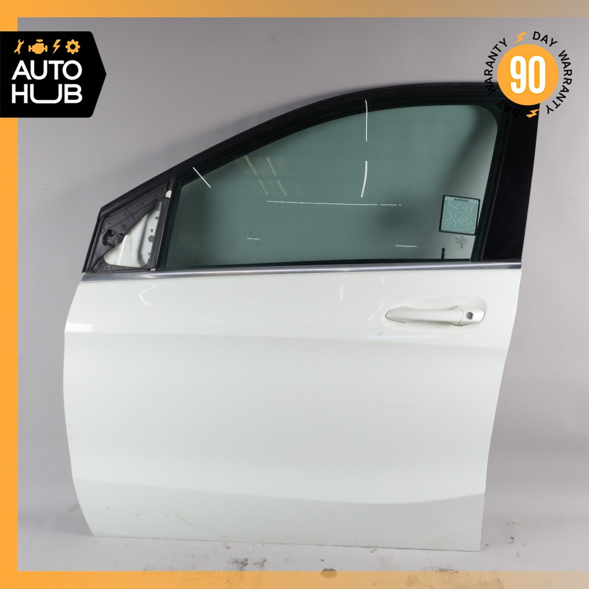 14-17 Mercedes W242 B250e Front Left Door Shell White 2467200105 OEM 62k - photo 2