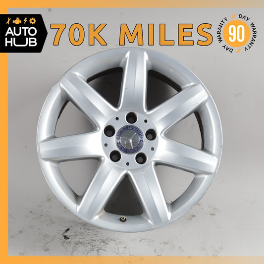 Mercedes R230 SL500 SL600 8.5 X 17 17" Wheel Rim Silver 2304010902 OEM - photo 1