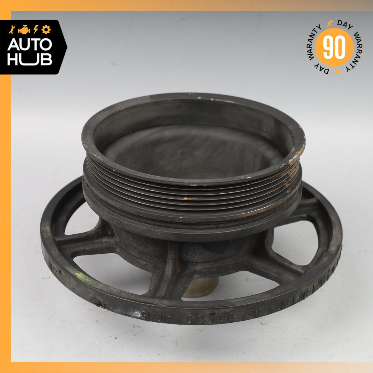 90-99 Mercedes R129 SL500 Engine Motor Crankshaft Pulley Harmonic Balancer OEM - photo 11