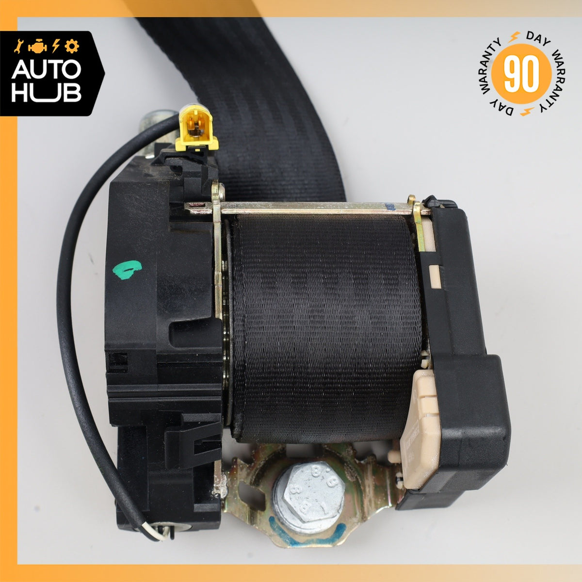 02-07 Maserati M138 Coupe 4200 Front Right Side Seat Belt Seatbelt Black OEM - photo 15