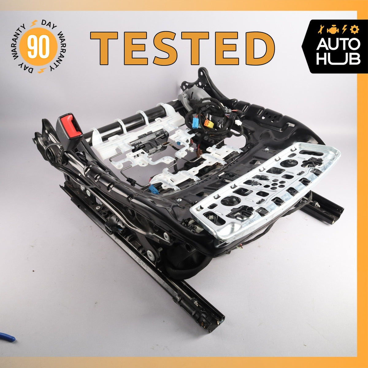 15-23 Mercedes W205 C43 AMG GLC300 Front Left Seat Rail Track Frame w/Motors OEM - photo 1
