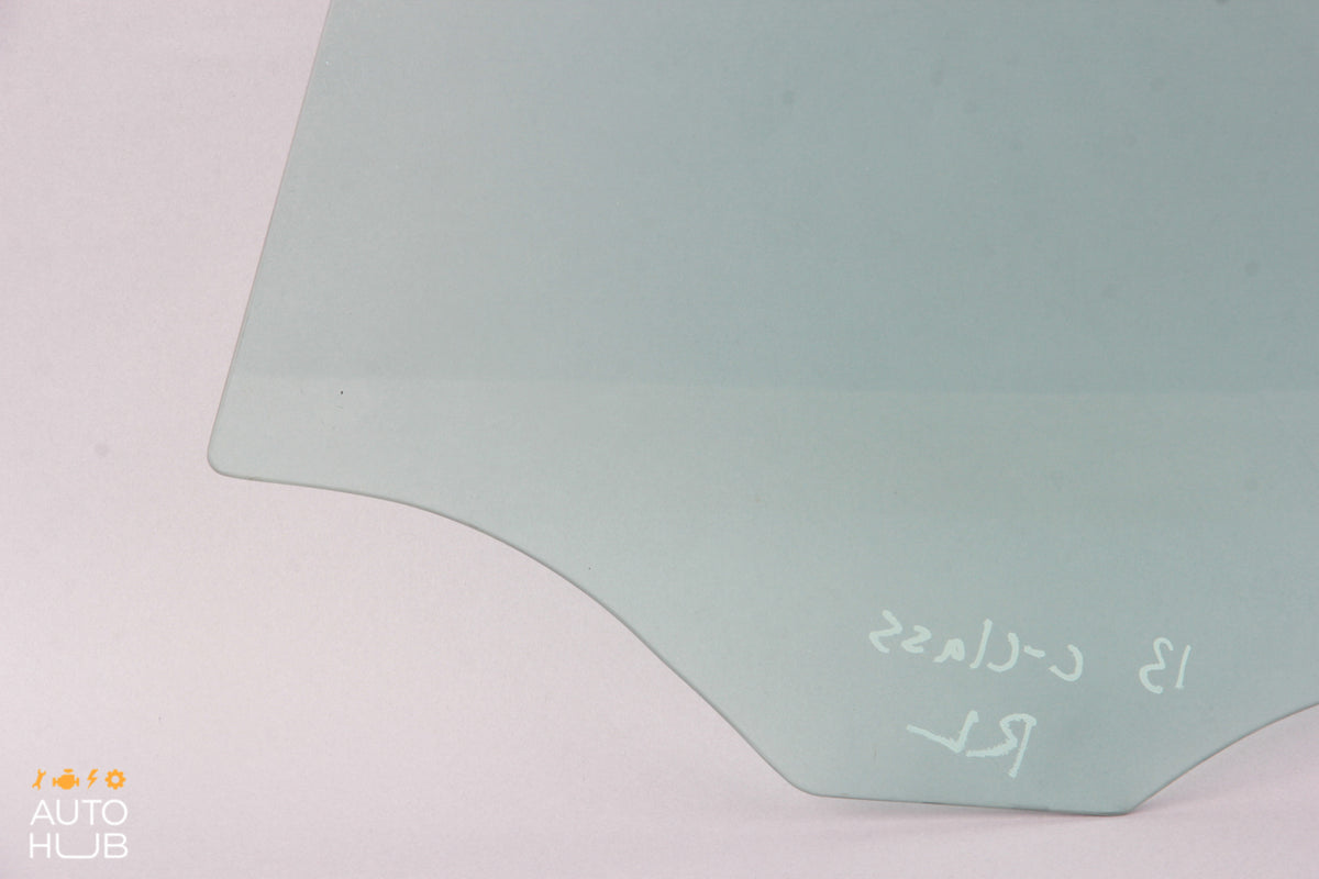 08-14 Mercedes W204 C300 C350 Rear Left Driver Side Door Window Glass OEM - photo 5