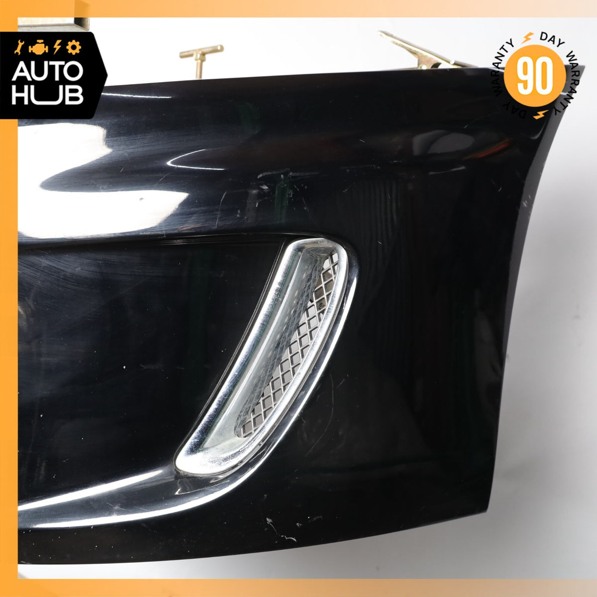 10-11 Jaguar X150 XK XKR Front Bumper Cover Assembly Black OEM - photo 14