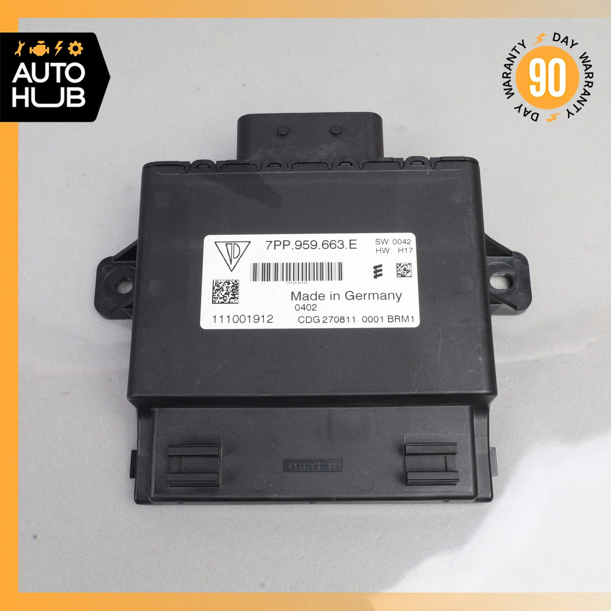 Porsche Cayenne 958 Start Stop Voltage Stabilizer Control Module ECU OEM - photo 2