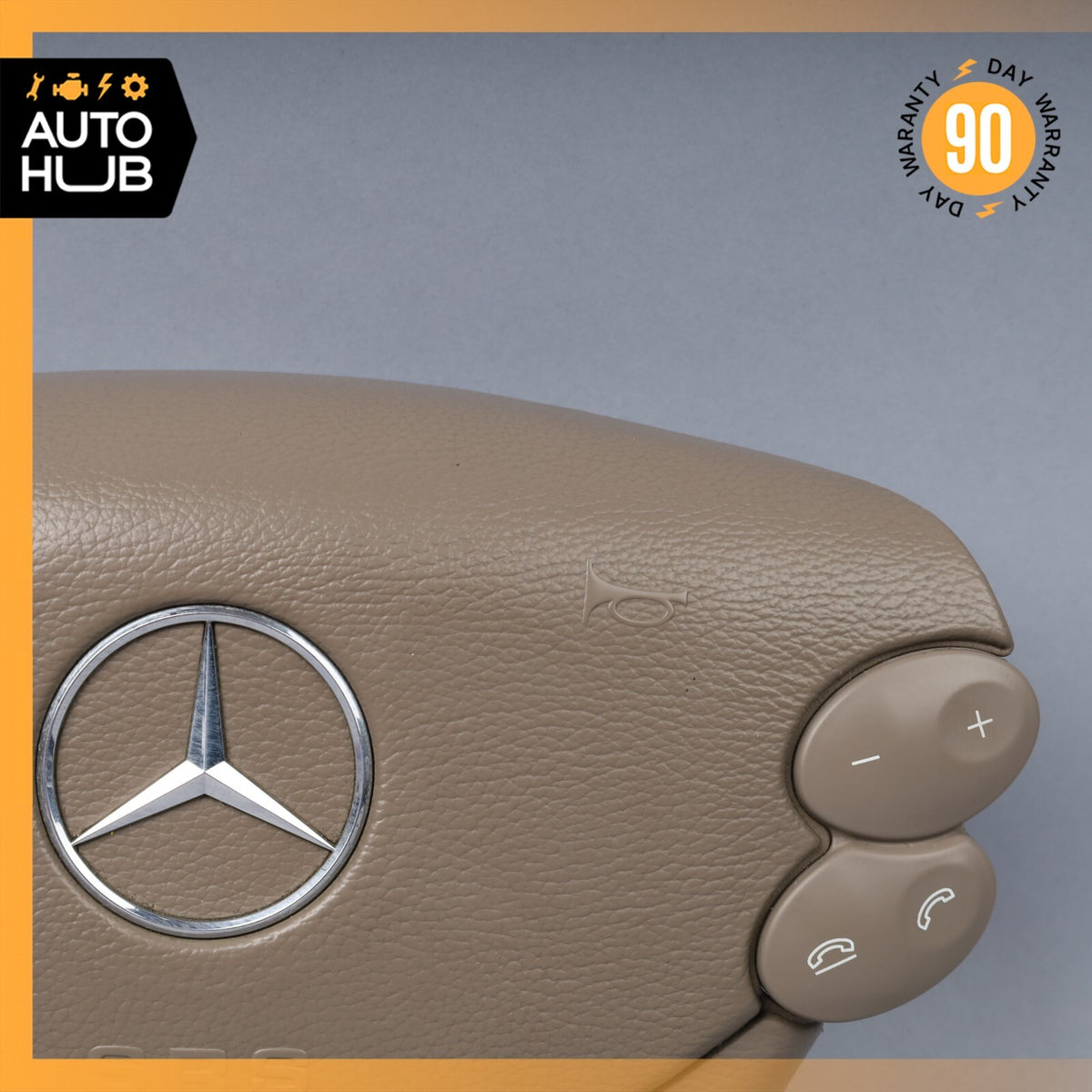 Mercedes R230 SL550 SL55 AMG CLK550 Steering Wheel Airbag Air Bag Beige OEM 72k - photo 3