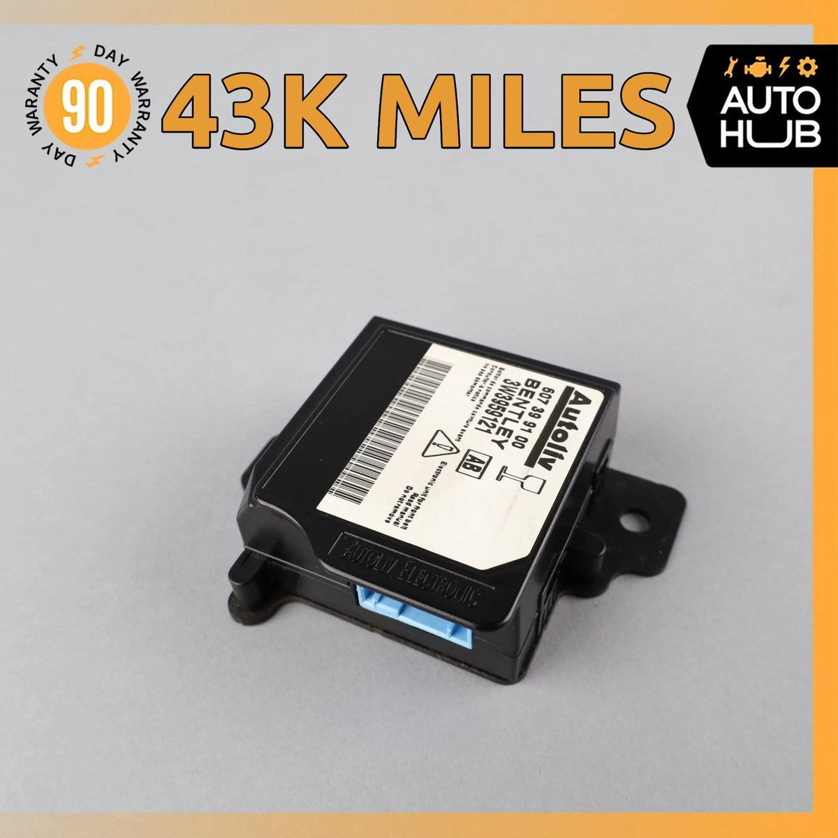 03-10 Bentley Continental GTC GT Safety Bag Sensor SRS Control Module OEM 43k - photo 1