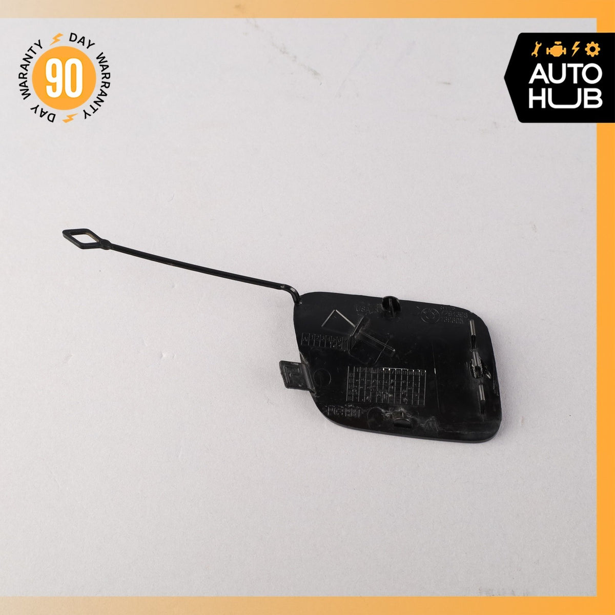 BMW F15 X5 Rear Right Bumper Tow Hook Cover Panel Trim Black OEM - photo 5