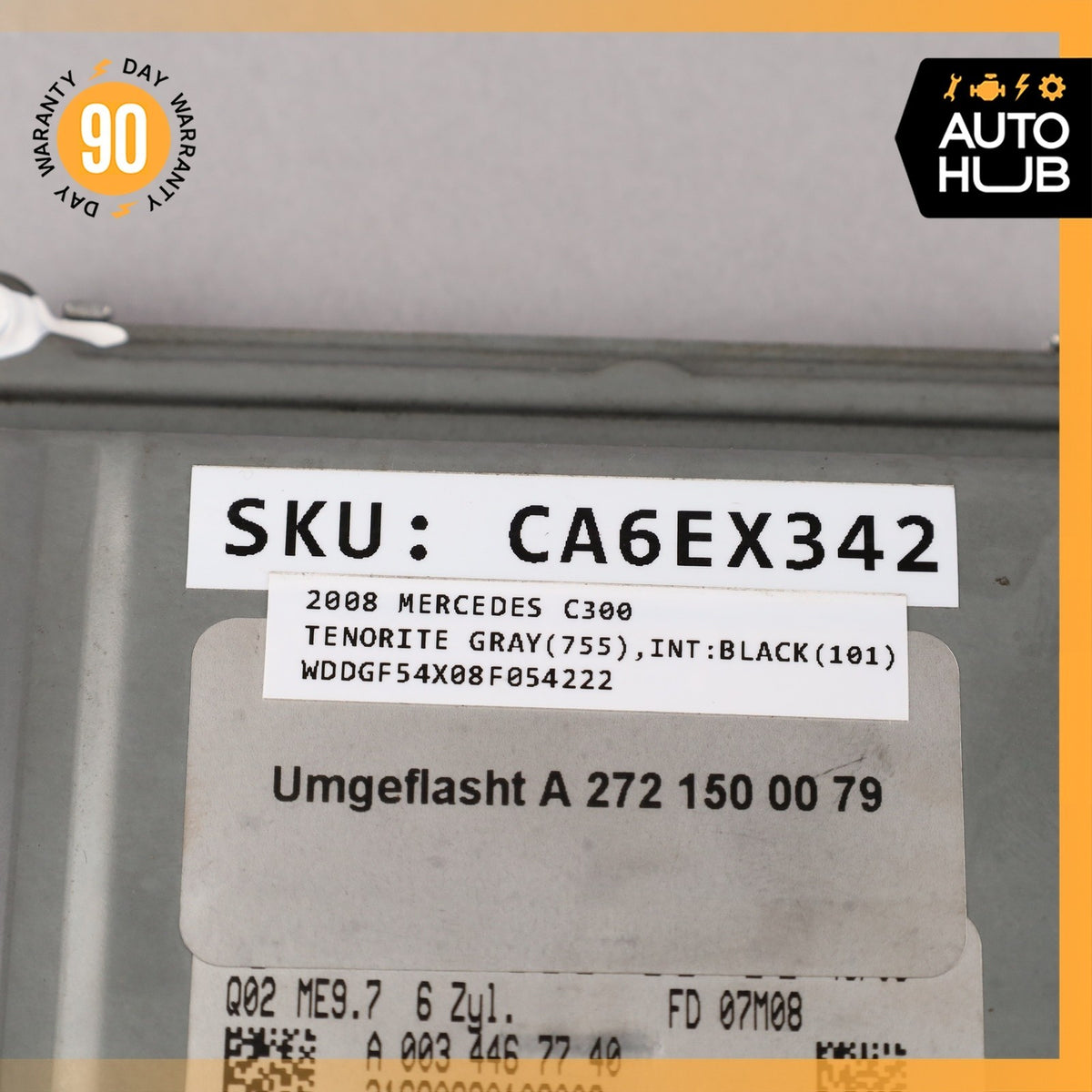 Mercedes W204 C300 E350 C350 M272 ECU Engine Control Module Unit FLASHED OEM - photo 10