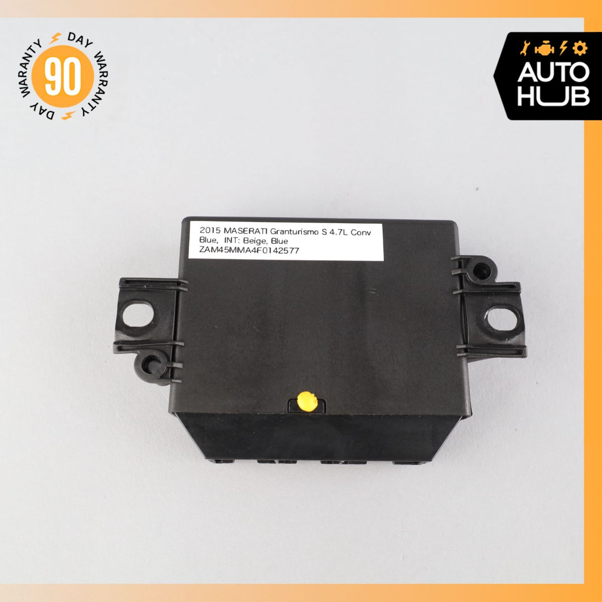 08-19 Maserati GranTurismo Park Assist Parktronic Sensor Module Control OEM 47k - photo 8