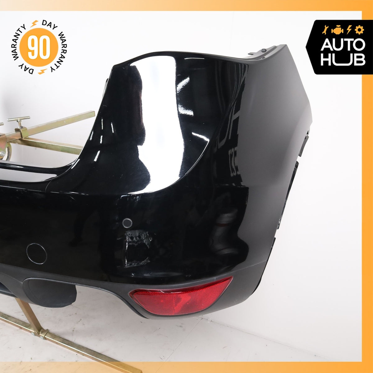 11-14 Porsche Cayenne 958 Rear Bumper Cover Assembly Black OEM - photo 8