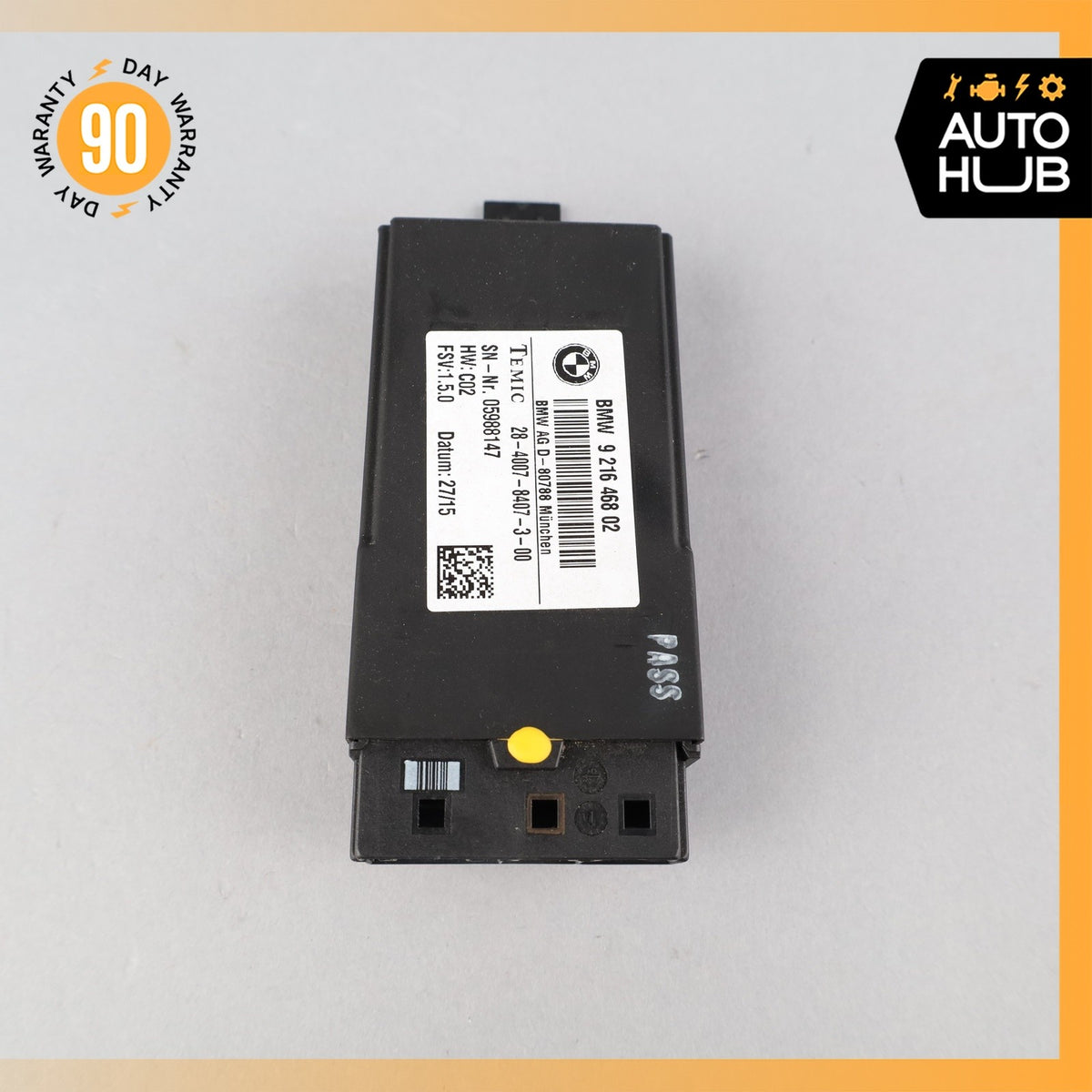 BMW F15 X5 Front Left or Right Seat Heating Control Module 9216468 OEM - photo 7
