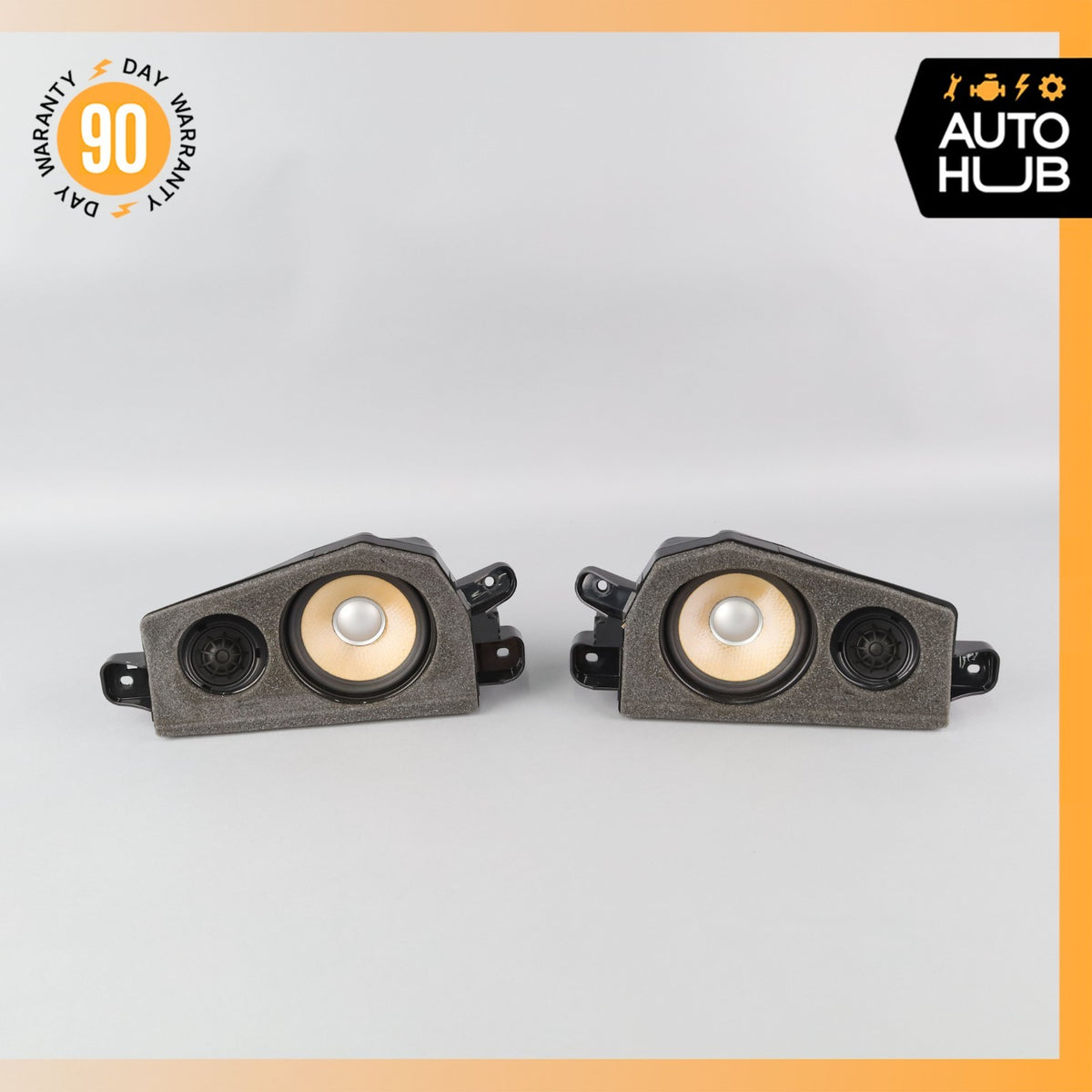 BMW E71 X6M Rear Left & Right D-Pillar Speaker Loudspeaker Set OEM 62k - photo 2