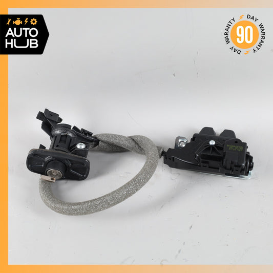 08-17 Mercedes W212 E350 C350 CLS550 Trunk Lid Latch Lock Actuator w/ Key OEM - photo 1
