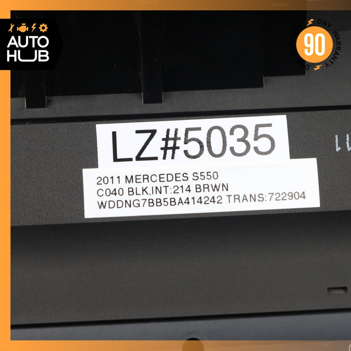 07-13 Mercedes W221 S550 S63 Front Left Driver Side Under Seat Control Unit OEM - photo 10